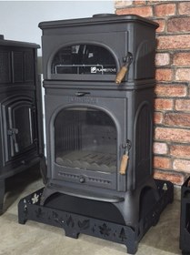 Resim Fs-023-ak Alttan Küllüklü Döküm Soba 