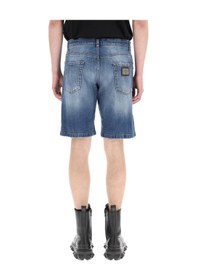Resim Dolce & Gabbana Dolce&Gabbana Regular Fit Erkek Kot Sort Gwnxadg8Et4 Mavi 