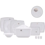 Resim Karaca Fine Pearl Hailey 62 Parça Inci Yemek Takımı 