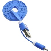 Resim Alkatronik 1m Micro USB Kablo Mavi 1 Metre 480 Mbps USB 2.0 Hot Swap 