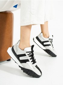 Resim ALEMDAR AYAKKABI Gri-siyah Kadın Sneakers 