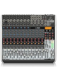 Resim Behringer Qx2222Usb Kompresörlü Premium 22-Giriş 2/2-Bus Mixer Fx 