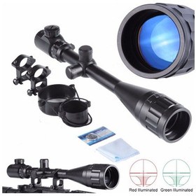 Resim Tr-Nikula 6-24x50 Aoe Dürbünü Çift Işık Kırmızı Yeşil Kaynaklı Siyah 