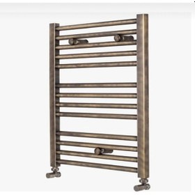 Resim İsaoğlu Yapı Mat Gold Havlupan Mat Gold Radyatör Antik Gold Havlupan 50 70 Havlupan Vanalar Dahil Komple Set 