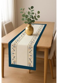 Resim Şık Dokulu Leke Tutmaz Masa Örtüsü Msrt007 Renkli 