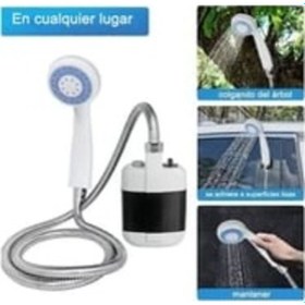 Resim Taşınabilir Şarjlı Seyyar Duş Seti Pompa - Hortum - Duş Başlığı Diğer 