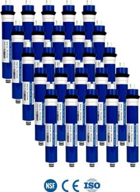 Resim Su Arıtma Cihazı Uyumlu Yeni Nesil 80 Gpd Domestic Membran Yüksek Sarım Teknolojili 25 Adet 