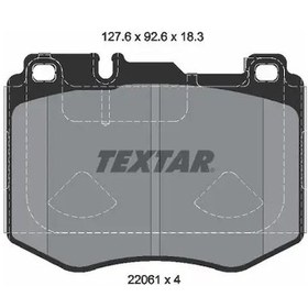 Resim Mercedes C180 W205 On Fren Balatasi 2014-2019 Textar 2206103 