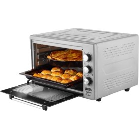 Resim Akel AF280L 32 lt Gri Midi Fırın Lambalı Termostatlı ve Multifonksiyonel Pişirme Özellikleriyle 