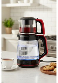 Resim Homend Infinity 1764H 1900 W Cam Çay Makinesi 