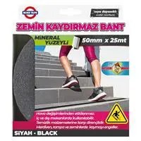 Resim Boss Tape Zemin Kaydırmazlık Bandı 50 mm x 25 m - Siyah 