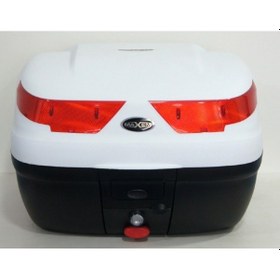 Resim Maxem Sl 40 Düz Motosiklet Arka Çantası Beyaz 