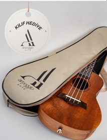 Resim Arpeggio Arte - Maun Uk-01 Ukulele Maun Concert Profesyonel Ukulele - Kılıf Hediyeli Ahşap 