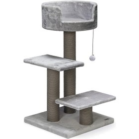 Resim Beeztees Kedi Tırmalama, Gri, 50x50x92cm 