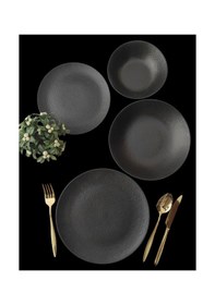 Resim Rayo Glam 24 Parça Yemek Takımı Siyah 