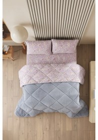 Resim Nordelle Battal Boy Lüx Wellsoft Yorgan Çift Taraflı - 2 Adet Yastık Kılıflı Yorgan Seti 215x235 Cm Pembe 