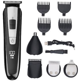 Resim Vkemall 5'li Set Usb Şarjlı Çok Amaçlı Saç Sakal Burun Kılı Makinesi - Ayarlanabilir Başlık Diğer 