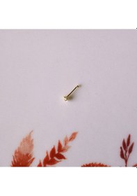 Resim Cerrahi Çelik Gold Renk Çelik Yıldızlı Burun Piercing Yıldızlı H Renkli 