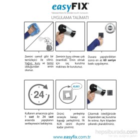 Resim Tekno-tel EASYFİX YAPIŞKANLI TEKLİ KOZMETİK RAFI KROM EF241 