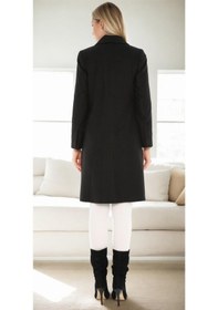 Resim Z9672 Dewberry Bayan Palto-siyah Siyah 