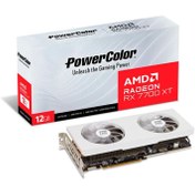 Resim POWERCOLOR RX7700XT 12G-P/WHITE GDDR6 192BIT 