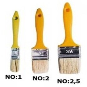 Resim Şahin Kestirme Fırça 3lü Set No:1 No:2 No:2,5 Boya Fırçası 