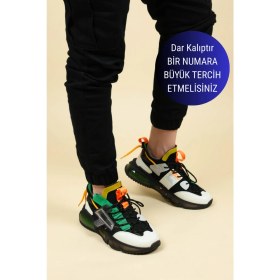 Resim Birikon GUJA Bağcık Detaylı Triko Erkek Spor Ayakkabı 