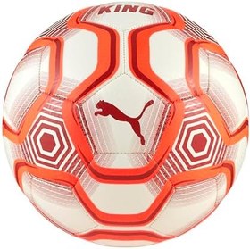 Resim PUMA Futbol Topu PUMA Beyaz-Parlak Kırmızı 5 Adet 1 Top 68 cm Futbol Topu 