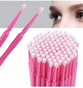 Resim THREESTEP Microbrush İpek Kirpik ve Microblading Fırçası | Lash Lift, Kaş & Kirpik Uygulama Aparatı 1 Adet 