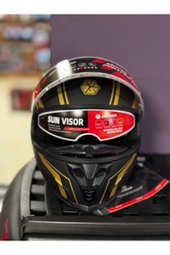 Resim Scoyco FF-869 BLADE Full Face ( Kapalı ) Güneş Vizörlü ( Gözlüklü ) Motorsiklet Kaskı ( DOT-CE ) 