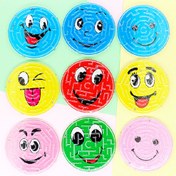 Resim 16 adet Renkli Gülümseme Labirenti Yuvarlak Top Eğitici Oyuncaklar - Gençler İçin Eğlenceli Parti Hediyeleri, Sınıf Ödülleri, Pinata Dolu, Erkek ve Kızlar İçin Özel Hediyeler (Rastgele), Sınıf Ödülleri|Oyunlu Tasarım|Dayanıklı Plastik 