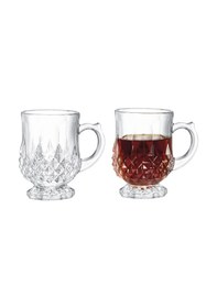 Resim Madame Coco Miquel 4'Lü Çay Fincanı 115 ML Şeffaf 
