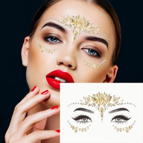 Resim ABS Malzemeden Yapılmış Mükemmel Yüz Süsleme Çıkartması, Partiler İçin Uygun 