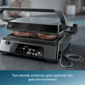 Resim Allians 7000 Serisi Izgara ve Tost Makinesi, Hassas Dijital Kontrol, Tam Açılım 
