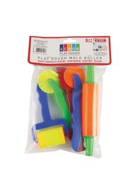 Resim Oyun Hamur Kalıbı Oklava+bıçak+merdane+silindir Mixartcolors Karışık 
