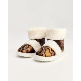 Resim KULP - Yılan Desenli Kadın Panduf 