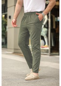 Resim Madmext Açık Haki Relaxed Erkek Pantolon 6510 