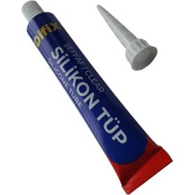Resim Difix Tüp Silikon Şeffaf 50 gr 