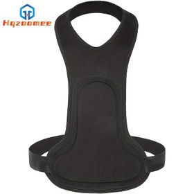 Resim HQZOOMEE Ayarlanabilir Neopren Mıknatıslama Göğüs Pedi - Erkekler ve Kadınlar için Koruyucu Mıknatıs Tüfeği Üst Dalış Yeleği, Ergonomik Tasarım ile Güçlendirilmiş Dikişli, Dayanıklı Siyah Neopren, Scuba, Balıkçılık, Avcılık (Tek Beden), Yüksek Kaliteli Yapım 