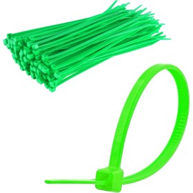 Resim Jameson Kablo Bağı Yeşil 20CM 3.6mm Plastik Cırt Kelepçe Naylon (100 Adet) Jameson JKB-3620Y 