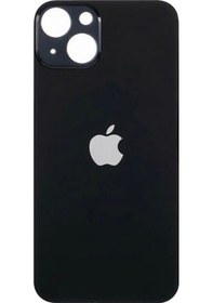 Resim Apple Uyumlu iPhone 13 Mini Arka Kapak Pil Kapağı Siyah 