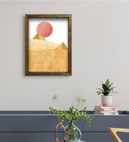 Resim Bk Gift Otel Odası Konseptli Doğal Masif Ahşap Çerçeveli Tablo 45 (551119729) 