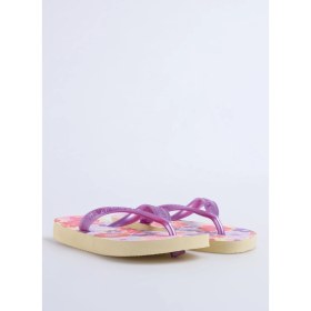 Resim Havaianas Pembe Kız Çocuk Terlik Flores 