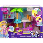 Resim Polly Pocket Flamingo Araba Su Eğlencesi Seti 