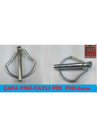 Resim Traktör Pat Pat Çapa Makinesi Pimi-Yaylı Pim 6Mm-8Mm 