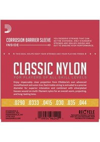 Resim D'addario Ej27n 3/4 Classics Serisi Klasik Gitar Tel Seti 3/4 Öl 