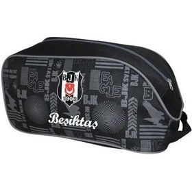 Resim Beşiktaş Siyah Beyaz Ayakkabı Çantası 