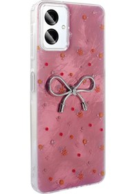 Resim Samsung Galaxy Uyumlu A06 Kılıf Kamera Korumalı Figürlü Ponti Silikon Kapak 