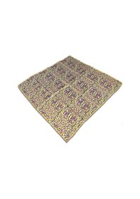 Resim Silk Home Gri Pembe Karma Desen Tivil İpek Eşarp 11426-233 