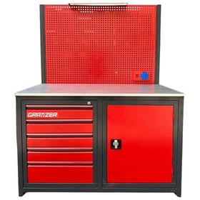 Resim Grayzer 1.30 Metre 5 Çekmeceli 1 Dolaplı Takım Tezgahı 1 Adet 